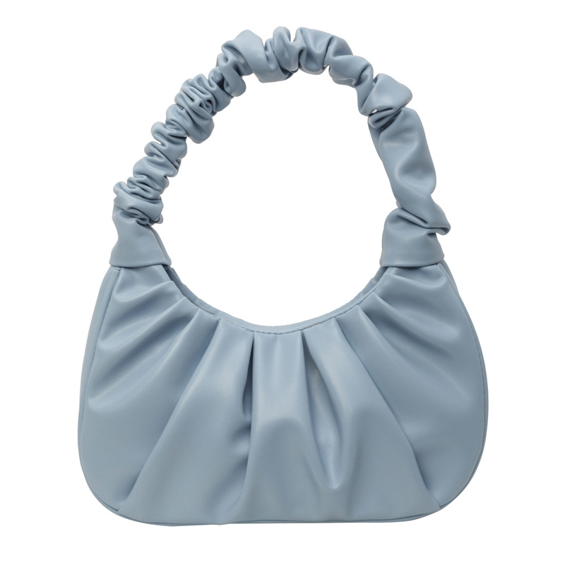 Denim Schoudertas Cloud Model Blauw Leer