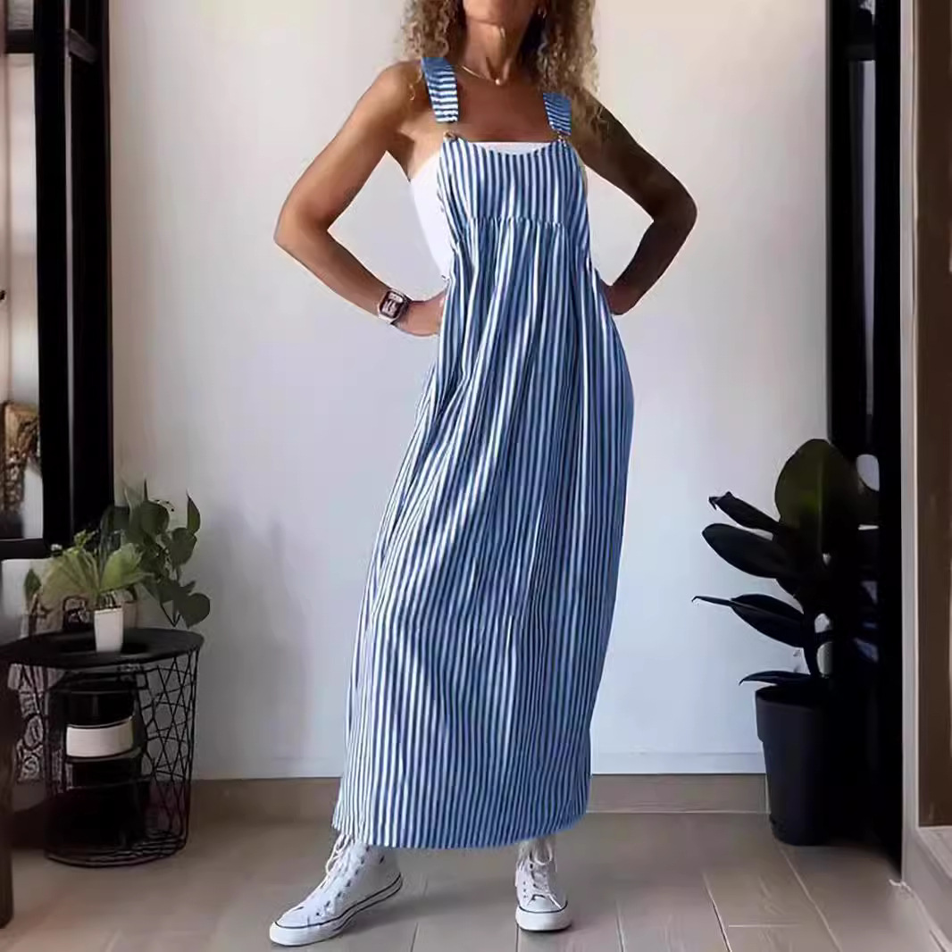 Zomerse Jumpsuit Vrouwen Jurk Korte Mouw