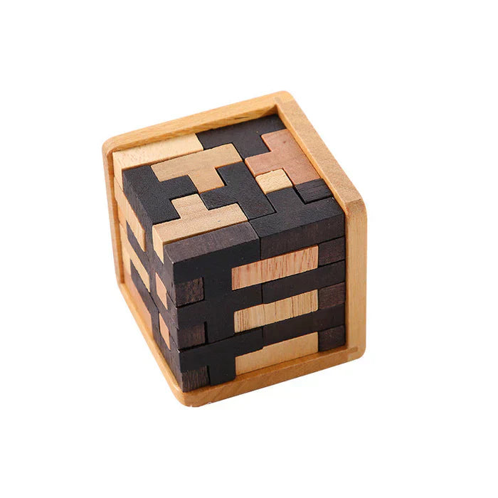 Houten 3D Puzzle Breinbreker voor Volwassenen