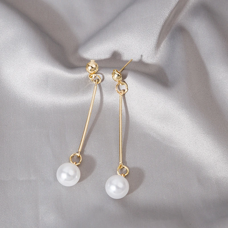 Parel Oorbellen Luxe Design Zilver