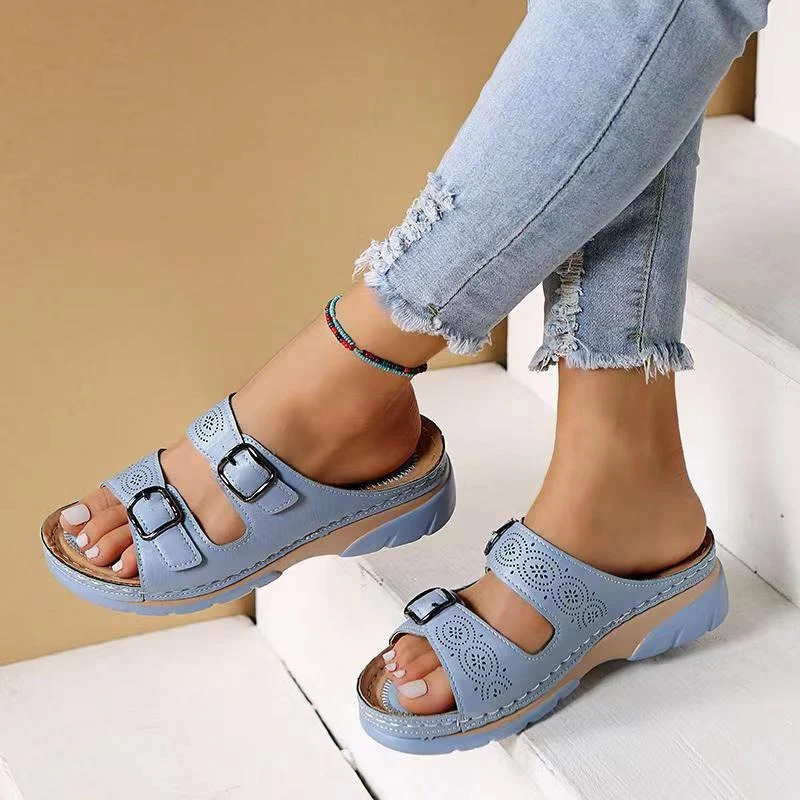 Dames Sandalen met Gelzool Orthopedisch Comfortabel