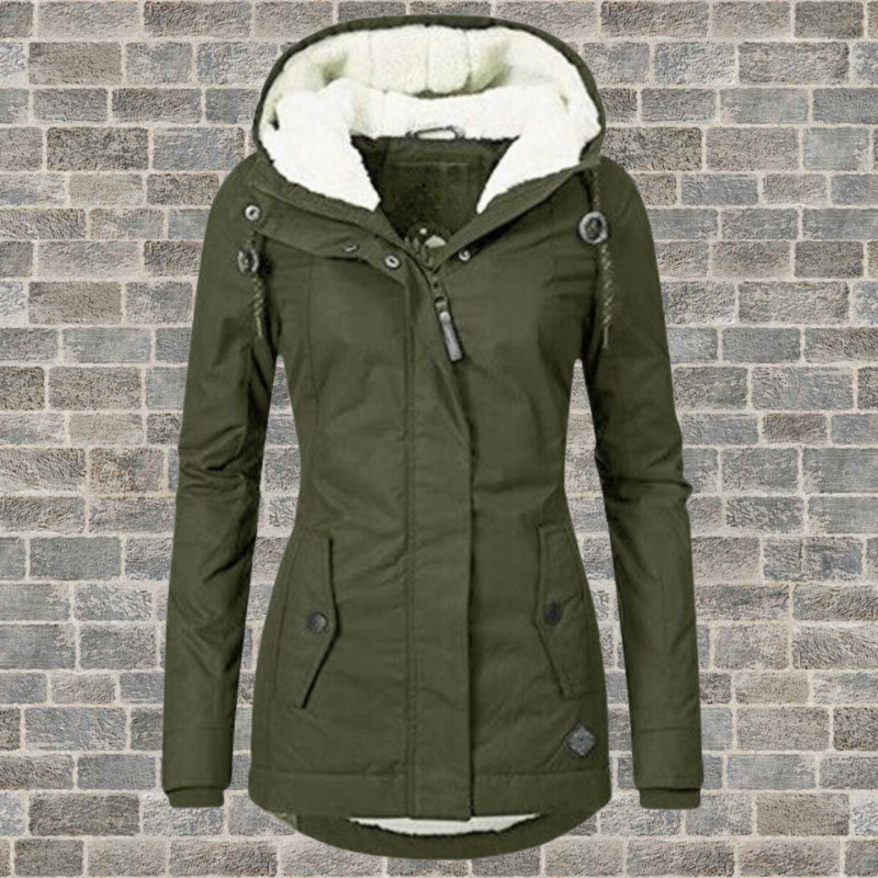 Waterdichte Winterjas Dames Met Capuchon Warm enComfortabel