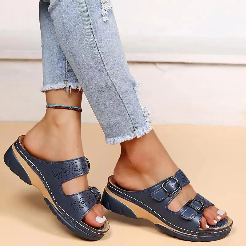 Dames Sandalen met Gelzool Orthopedisch Comfortabel