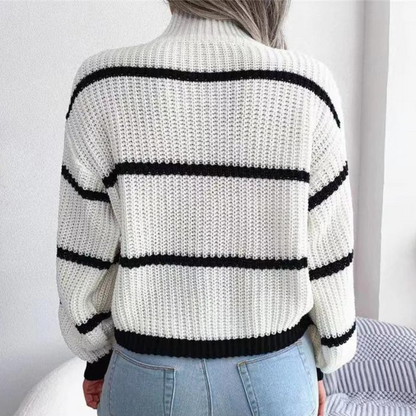 Zachte Hoge Hals Trui voor Vrouw Warm en Comfortabel