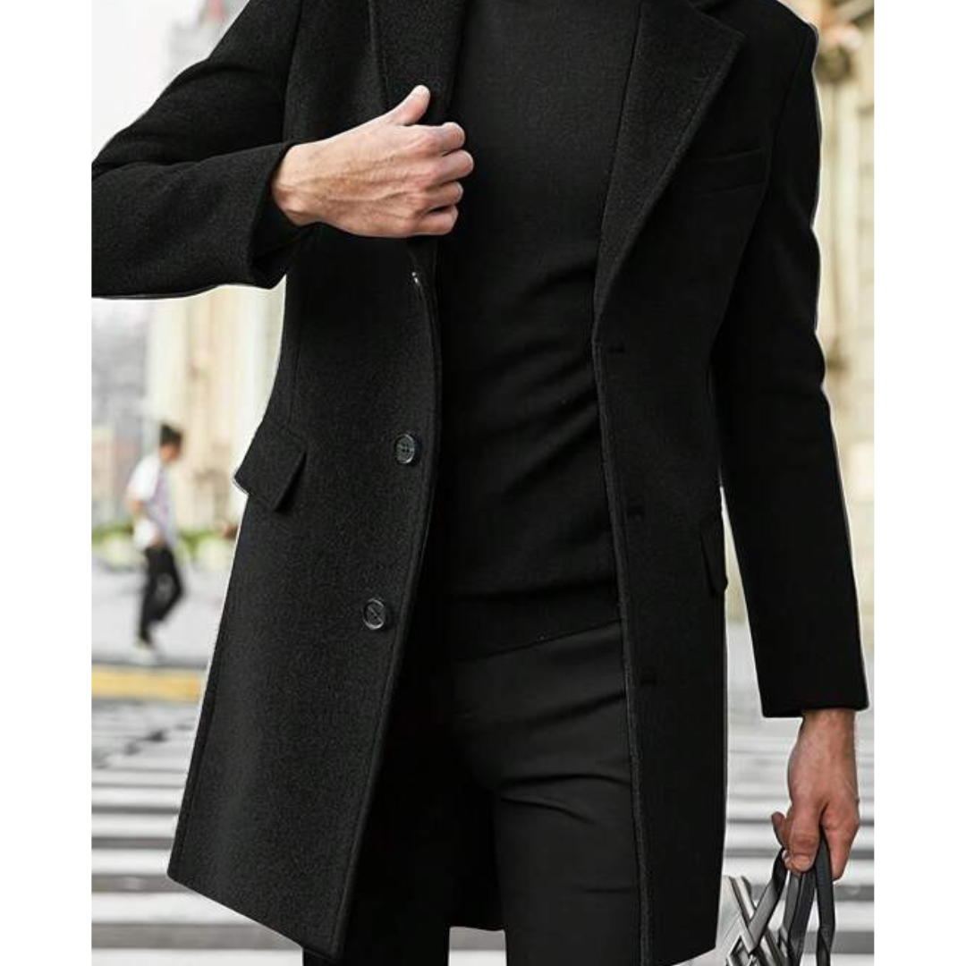 Winterjas Elegant Donkergrijs Conor - Mode Vibes