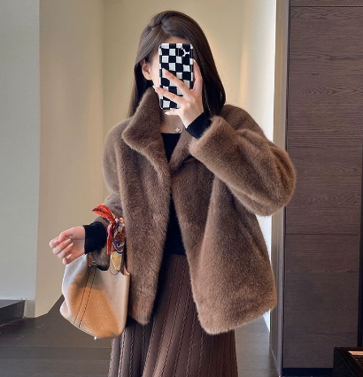 Luxe Faux Fur Jas Voor Vrouw Warm en Stijlvol