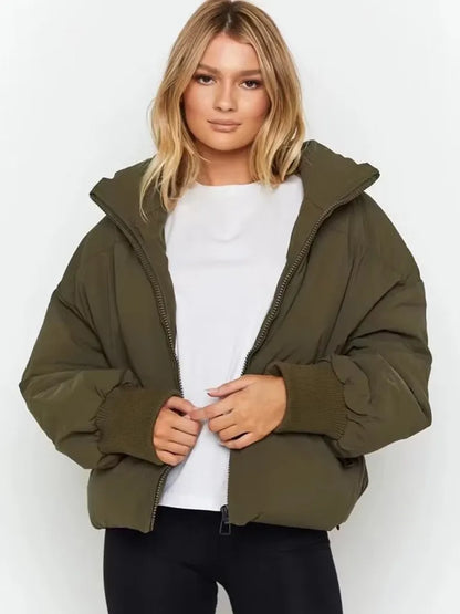 Dames Puffer Jas Lichtgewicht Warme Parka