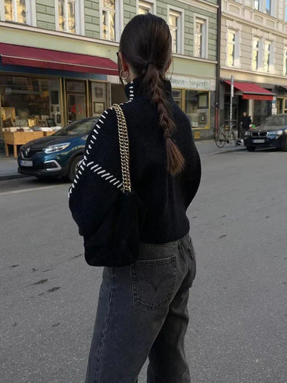 Gebreide Trui Abigail Stijlvol Warme Wintertrui