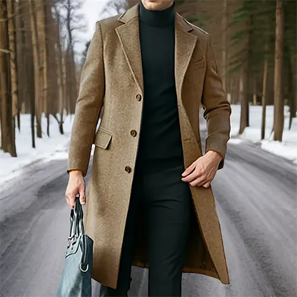 Herren Wintermantel Elegant Warm Stanford