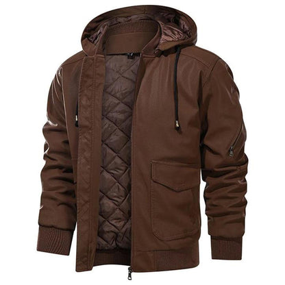 Leren Jas Warm voor Heren Winter - Mode Vibes