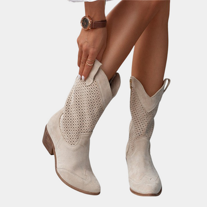 Dames Cowboylaarzen Comfortabele Rijlaarzen
