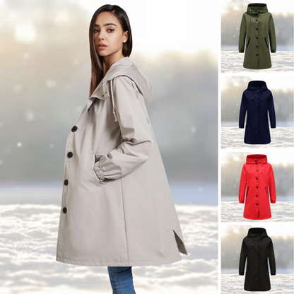 Regenjas Dames Weerbestendig Waterdicht Trenchcoat