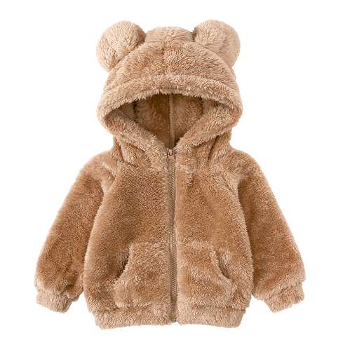 Zachte Teddy Kids Jas voor Kinderen Warm en Leuk - Mode Vibes