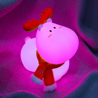 LED Rendier Nachtlamp met Zacht Licht GlowDeer