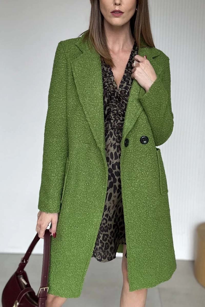 Warme Coat voor Vrouw Stijlvolle Design
