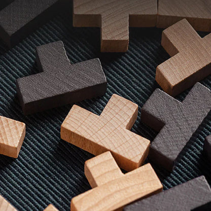 Houten 3D Puzzle Breinbreker voor Volwassenen