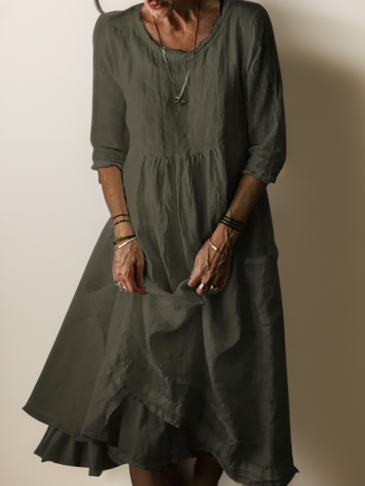 Elegante Jurk - ZachteWeefsel Collectie
