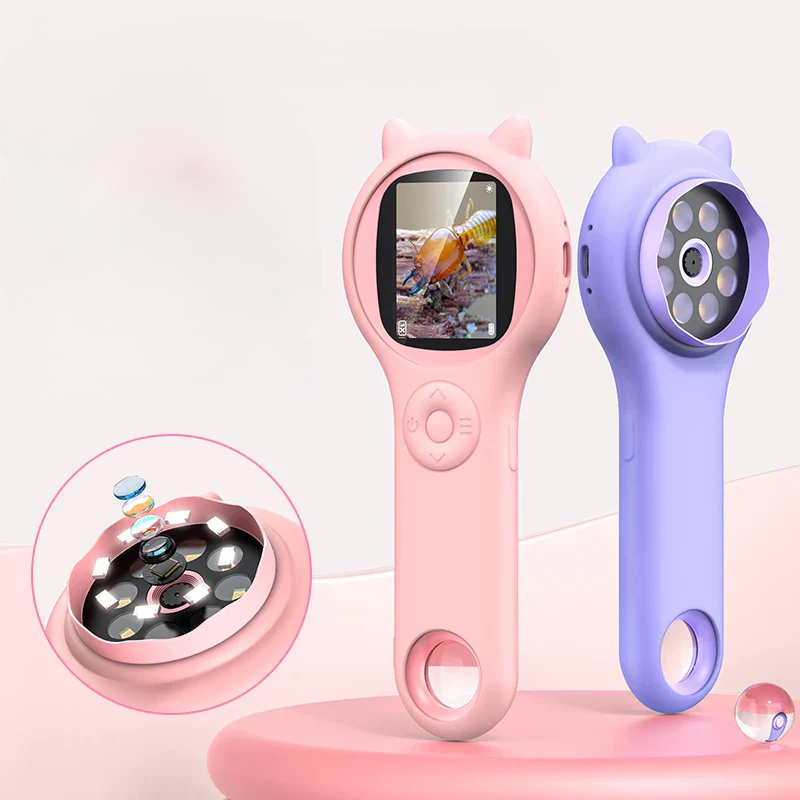 Kindermicroscoop Digitale USB Microscoop voor Kinderen - Mode Vibes