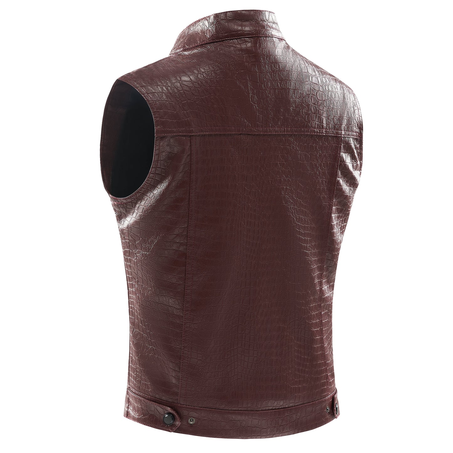 Lederen Vest voor Heren Stijlvol Viper Design