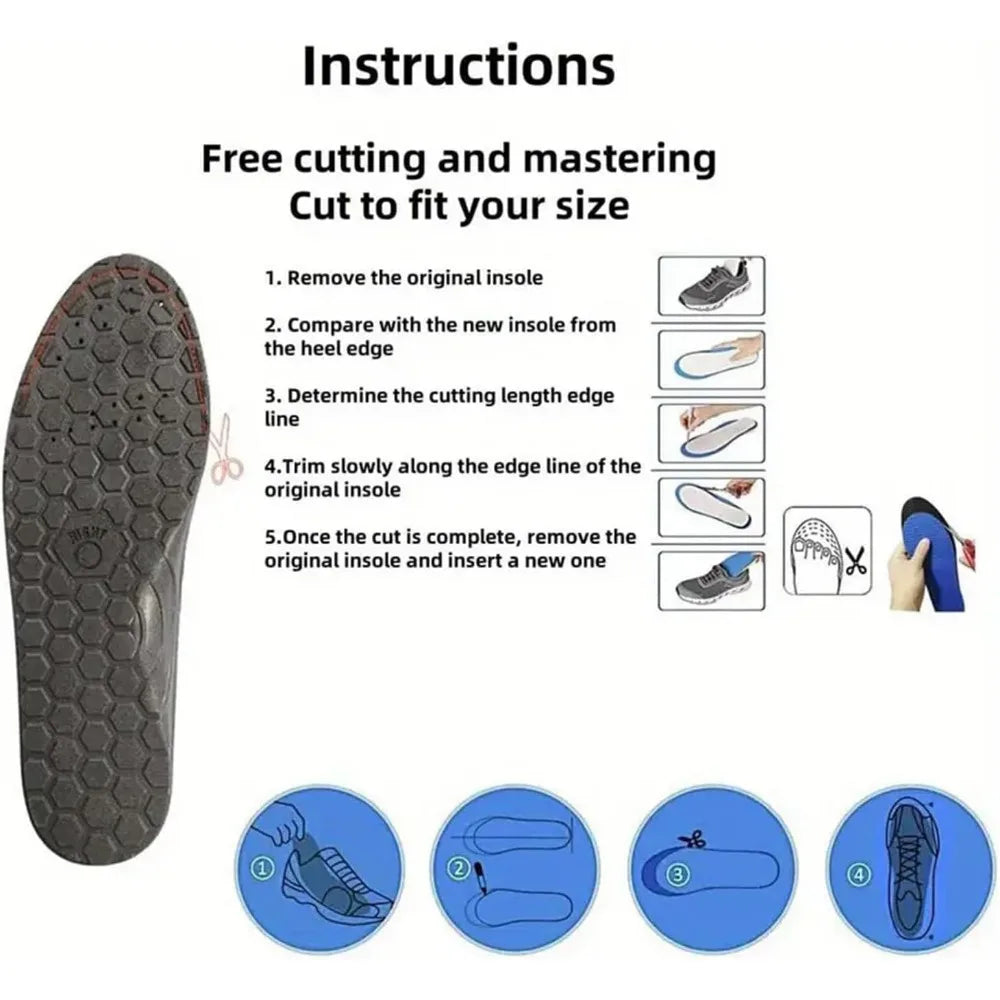 Magnetische Inlegzolen voor Pijnverlichting en Comfort