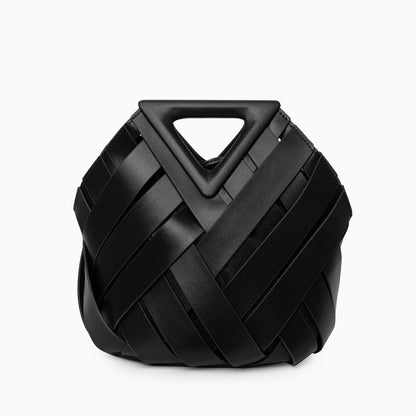 Gevlochten Leren Handtas – Voor Casual en Formele Outfits