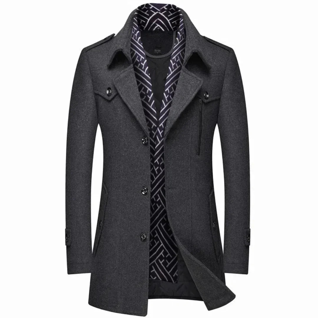 Klassieke Heren Trenchcoat Stijlvol Waterdicht - Mode Vibes