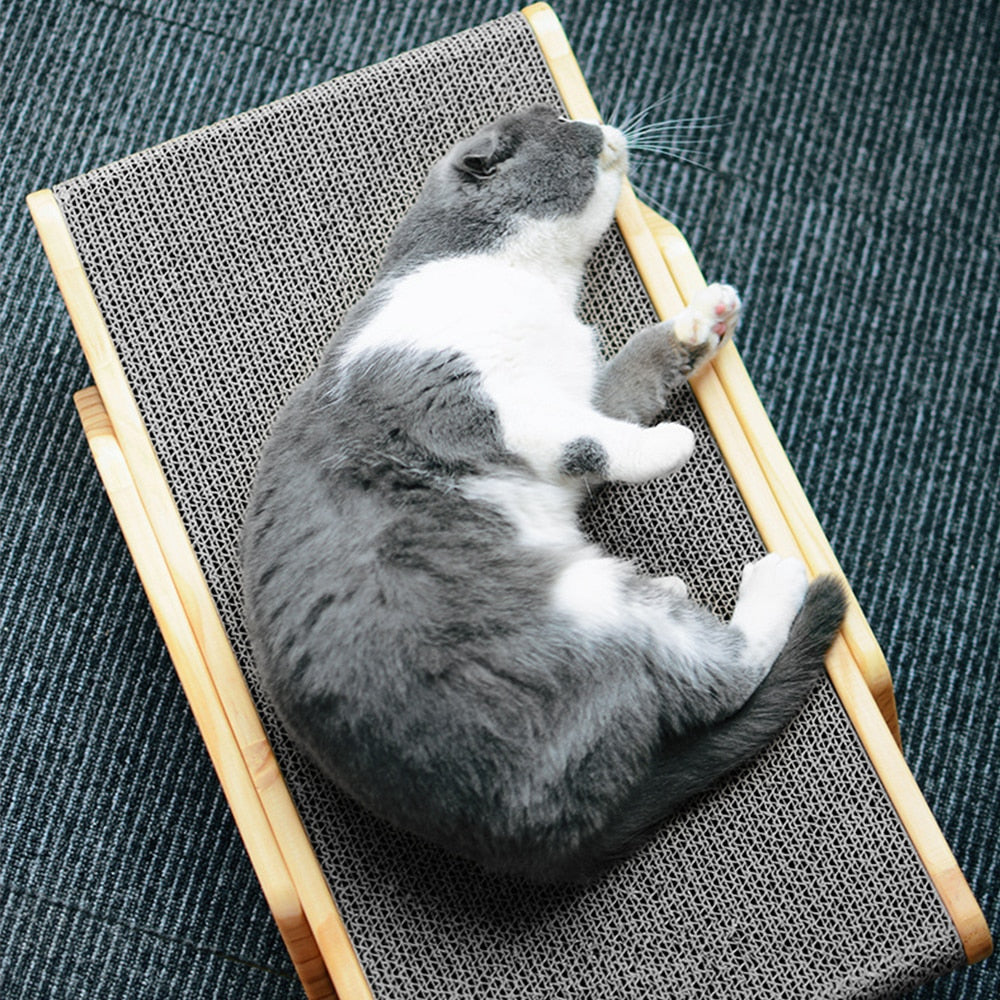 Krabpaal en Ligstoel voor Katten 3-in-1 Design