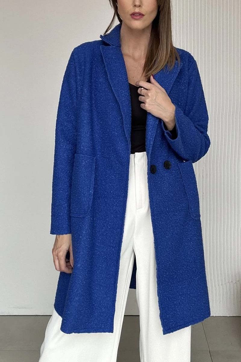 Warme Coat voor Vrouw Stijlvolle Design