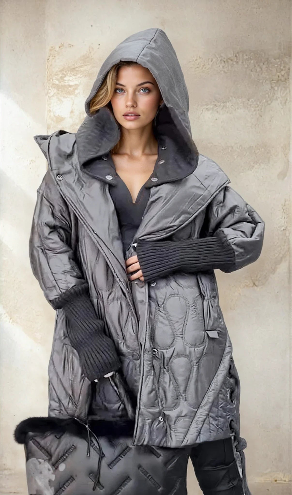 Vrouwen Faux Jas Luxe Kunnenbont Jas