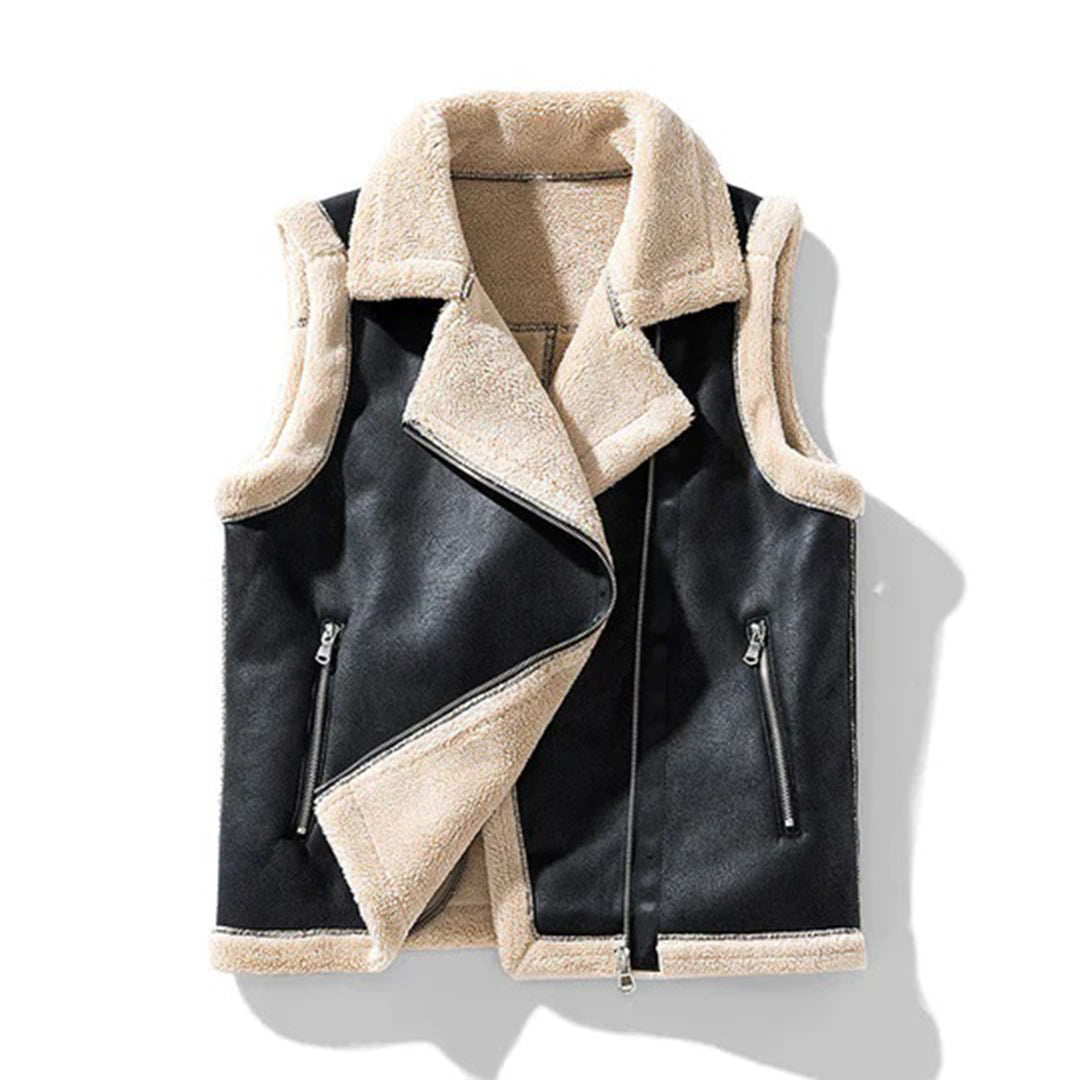 Warme Sherpa Vest voor Vrouwen Zacht en Comfortabel