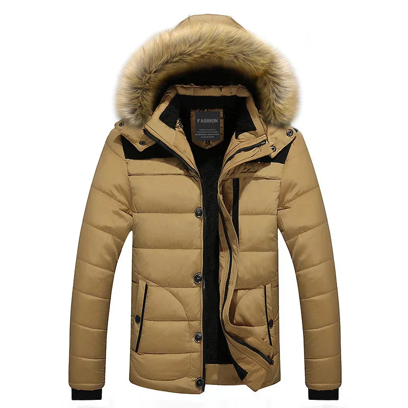 Donsparka met Bontkraag Stijlvol Luxe Design - Mode Vibes