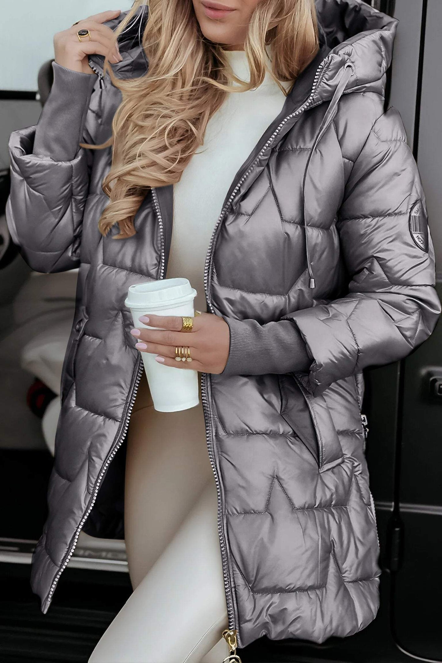 Astrid™ Hooded Damesjas voor Herfst & Tussenseizoen