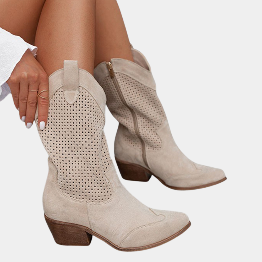 Dames Cowboylaarzen Comfortabele Rijlaarzen
