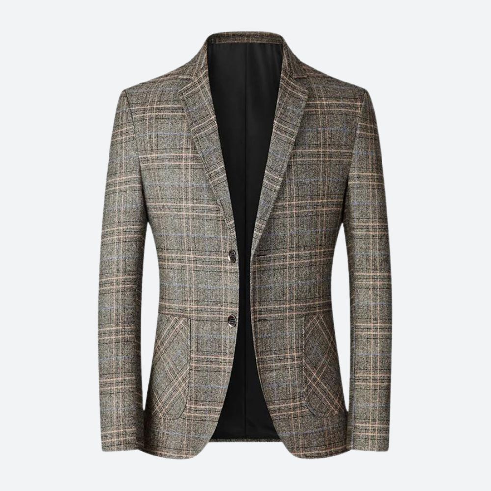 Geruite Blazer Klassiek voor Mannen
