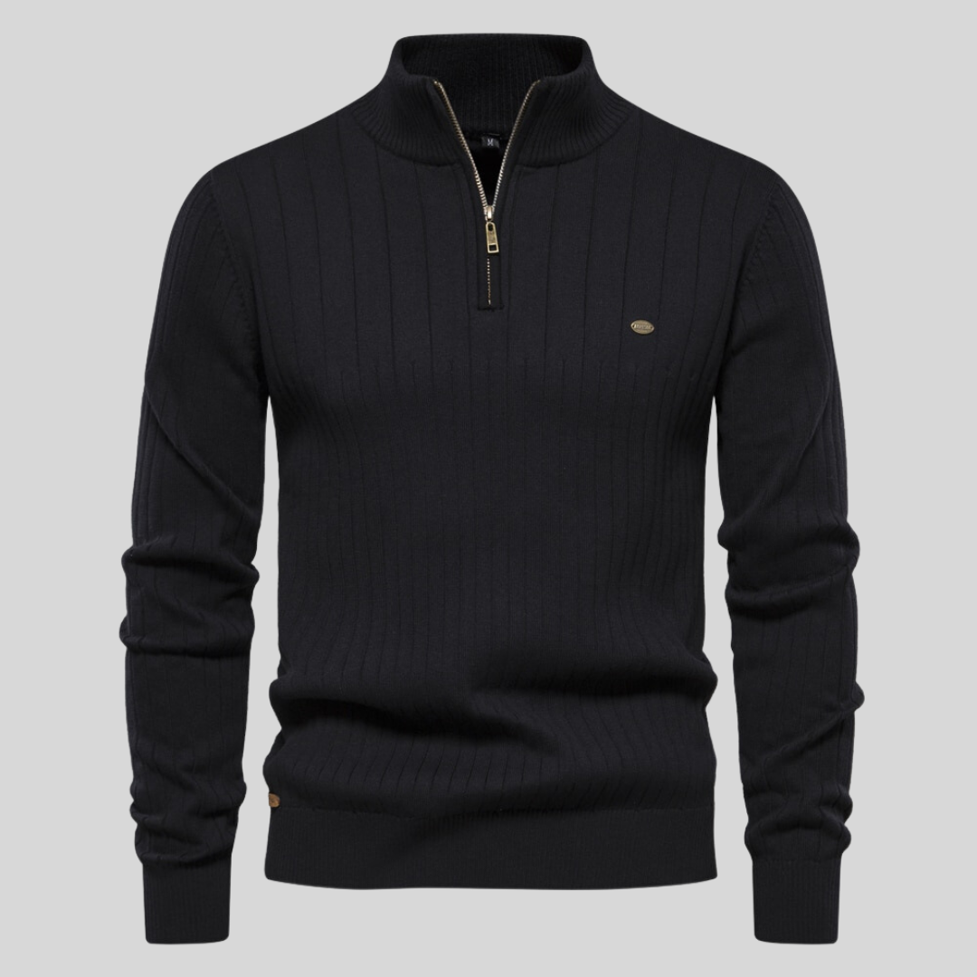 Gebreide Trui voor Mannen Met Rits Comfortabel - Mode Vibes