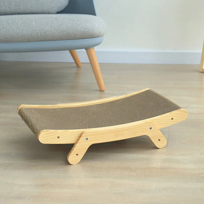Krabpaal en Ligstoel voor Katten 3-in-1 Design