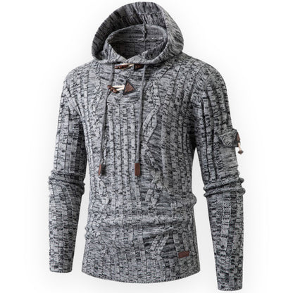 Heren Fleece Hoodie Warm en Stijlvol AlpineTrail