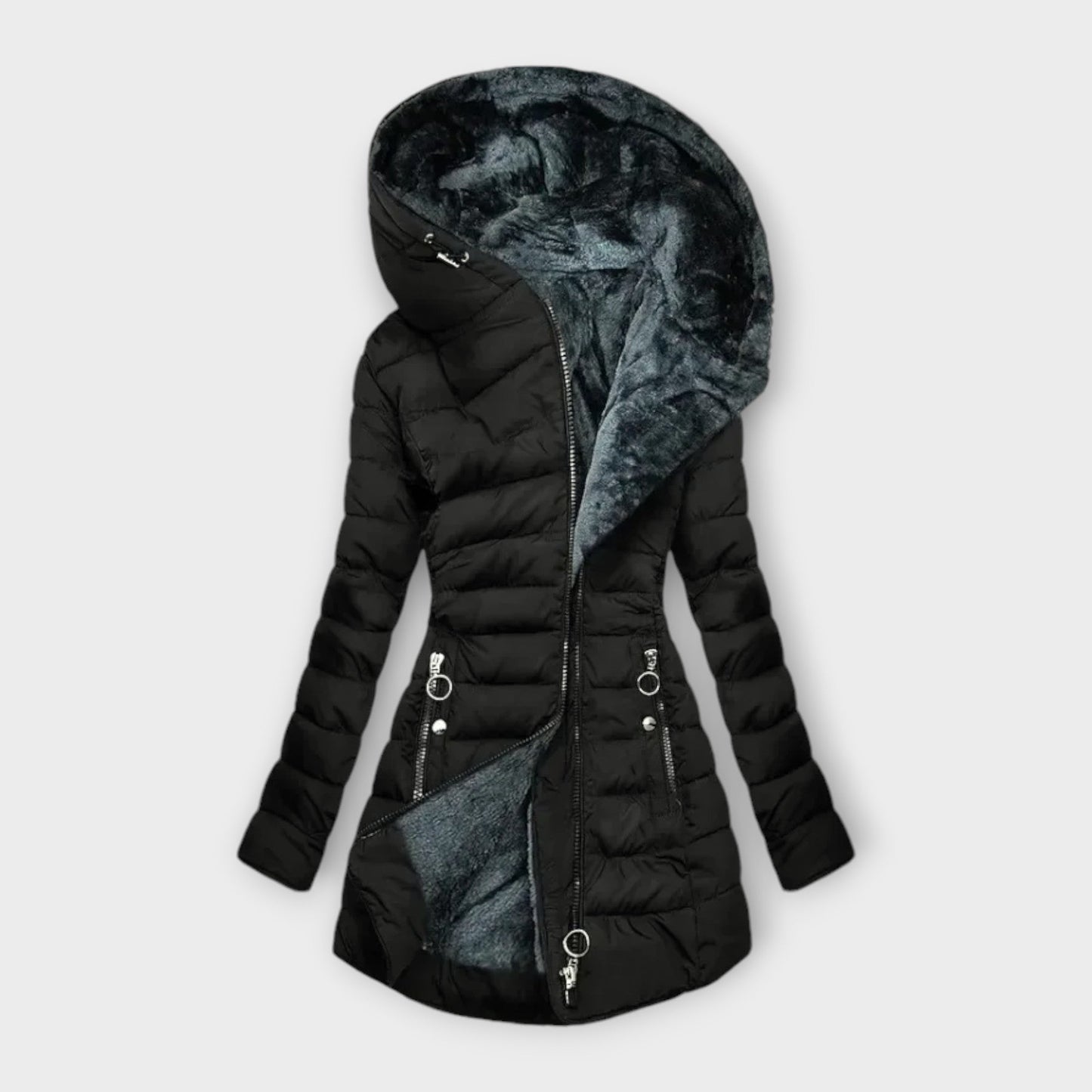 Dames Winterjas Warm en Luxe van Corry