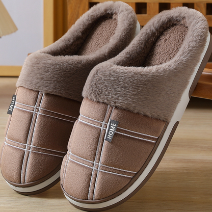 Warme Herensandalen voor Binnen met Zacht Voetbed