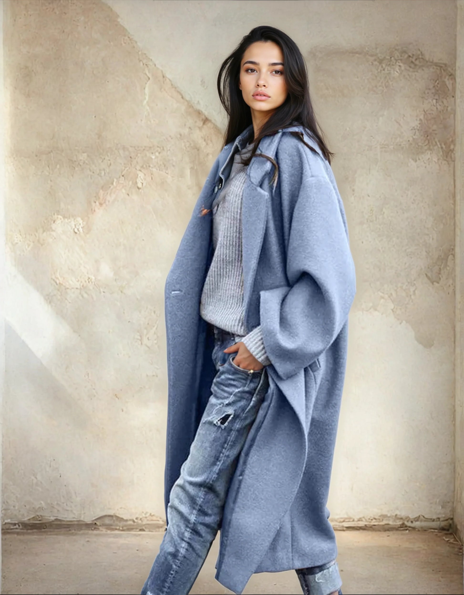 Warme Winterjas voor Vrouw Elegant Design - Mode Vibes