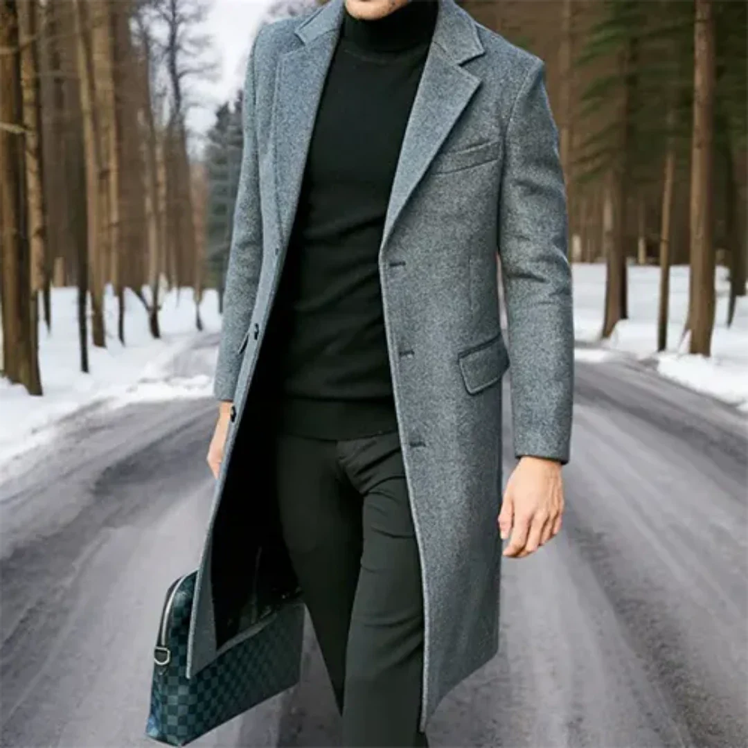 Herren Wintermantel Elegant Warm Stanford