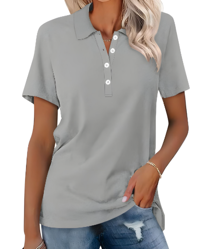 Dames Poloshirt Duurzaam Katoen Nova Collectie - Mode Vibes
