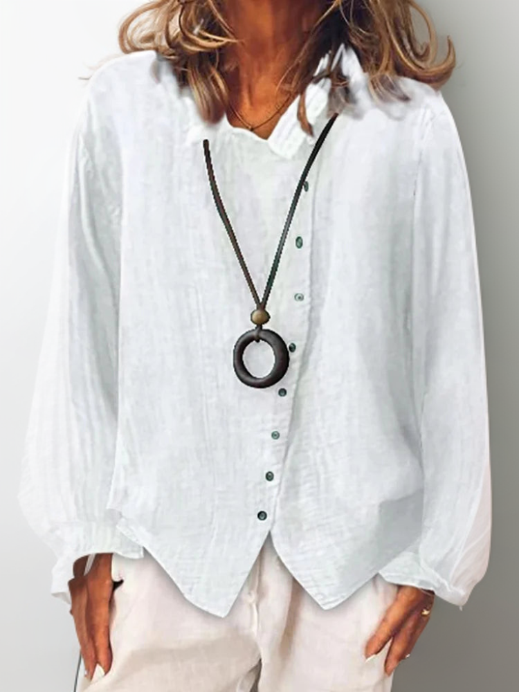 Verfrissend Zicht Luxe Comfort Knoopshirt