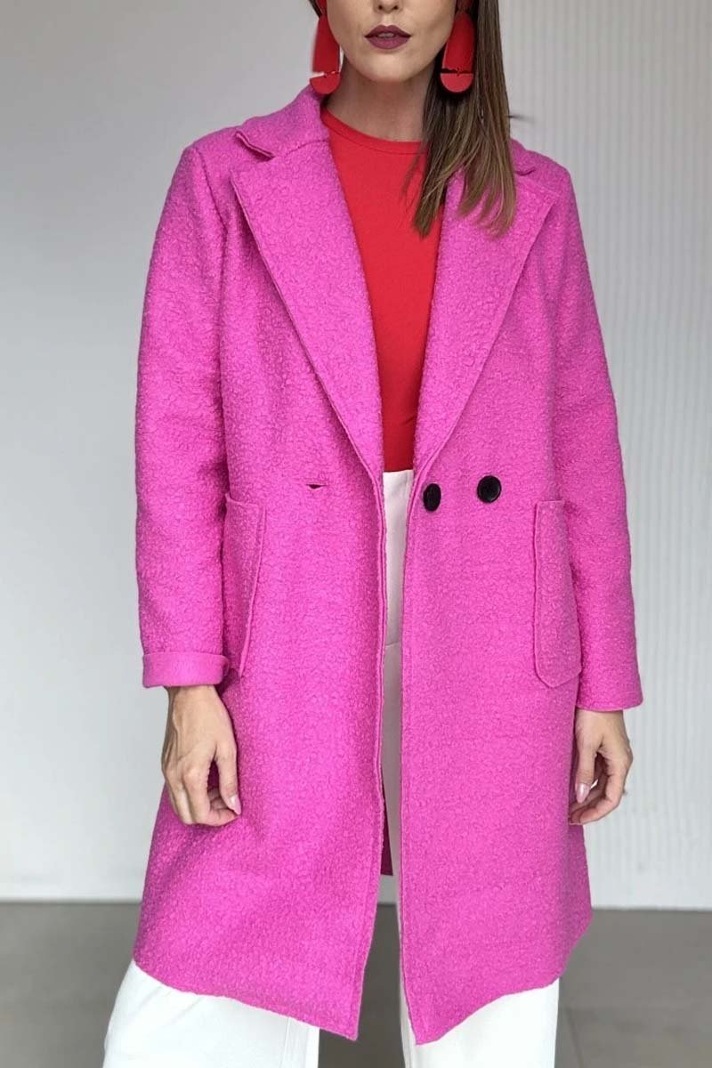 Warme Coat voor Vrouw Stijlvolle Design