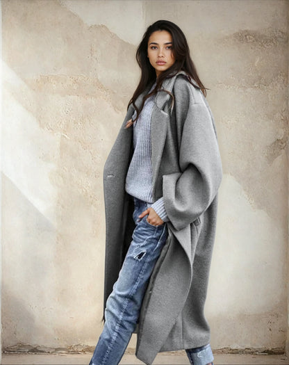 Warme Winterjas voor Vrouw Elegant Design