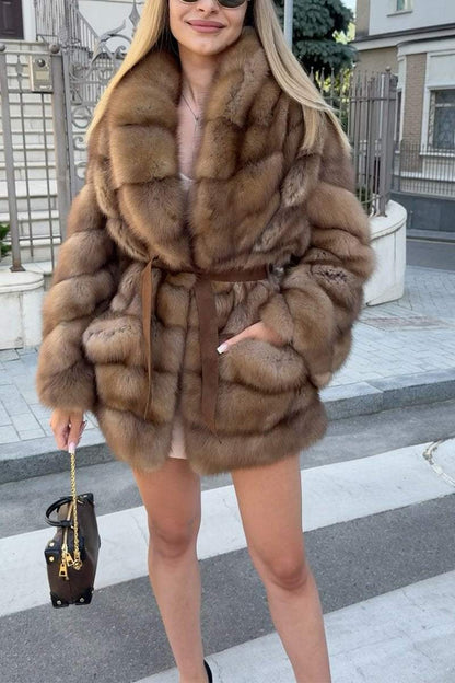 Bontjas Daphne Trendy Warme Luxe Jas - Mode Vibes