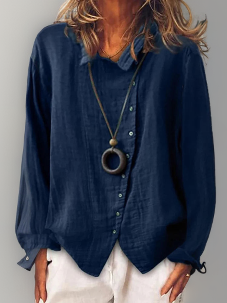 Verfrissend Zicht Luxe Comfort Knoopshirt