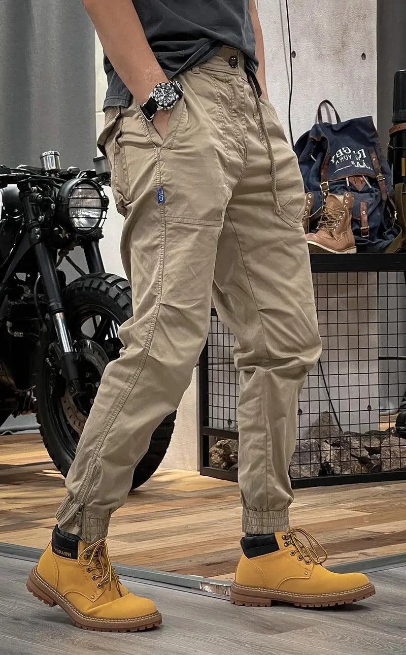Elastische Cargo Broek Comfortabel voor Mannen
