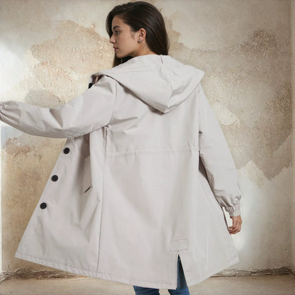Regenjas Dames Weerbestendig Waterdicht Trenchcoat