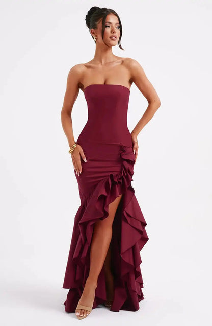 Vrouwen Maxijurk Lina Zomerjurk Lang - Mode Vibes